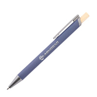 Custom Logo Shearwater Ballpoint Pen w/Bamboo Clicker