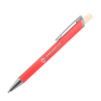 Custom Logo Shearwater Ballpoint Pen w/Bamboo Clicker