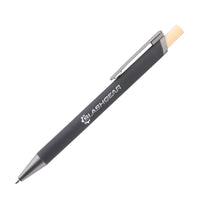 Custom Logo Shearwater Ballpoint Pen w/Bamboo Clicker