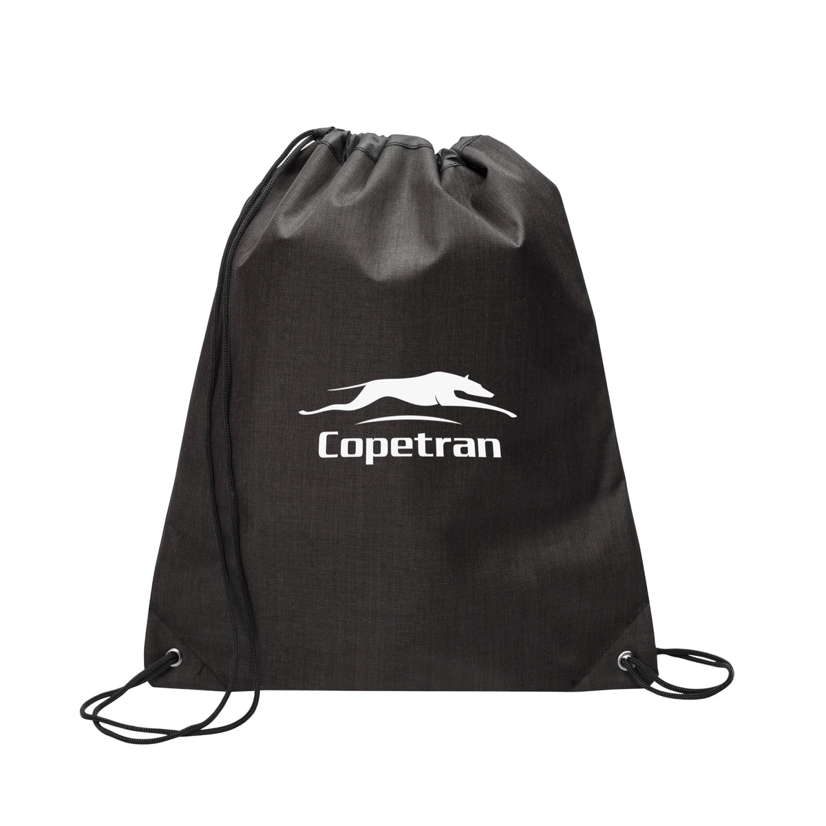 Custom Logo Shenandoah Heather Drawstring Bag