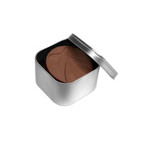 Custom Logo Silver Square Window Tin