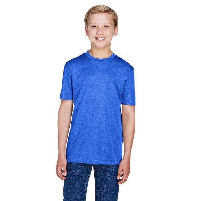 Custom Logo Sonic Heather Performance T-Shirt Youth