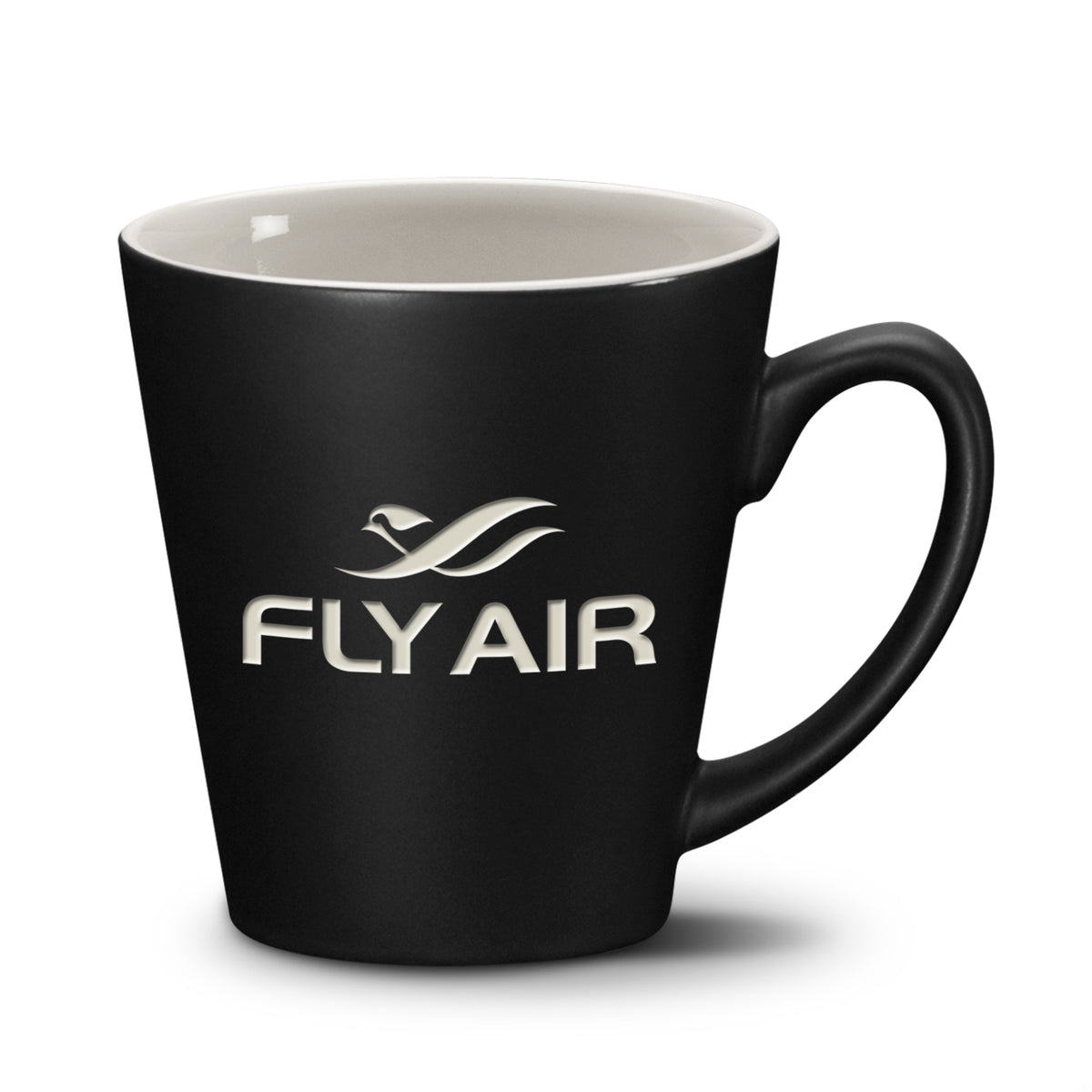 Custom Logo Sorrento 2-Tone Mug - 12oz - Deep Etch