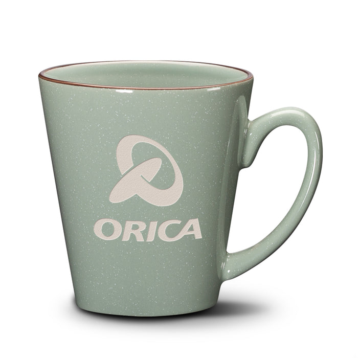 Custom Logo Sorrento 3-Tone Mug - 12oz - Deep Etch