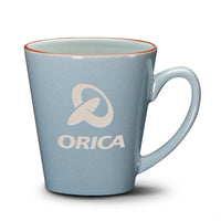 Custom Logo Sorrento 3-Tone Mug - 12oz - Deep Etch