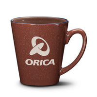 Custom Logo Sorrento 3-Tone Mug - 12oz - Deep Etch