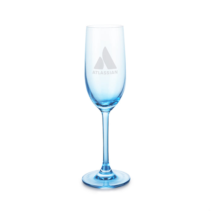 Custom Logo Soudan Flute Blue - Deep Etch