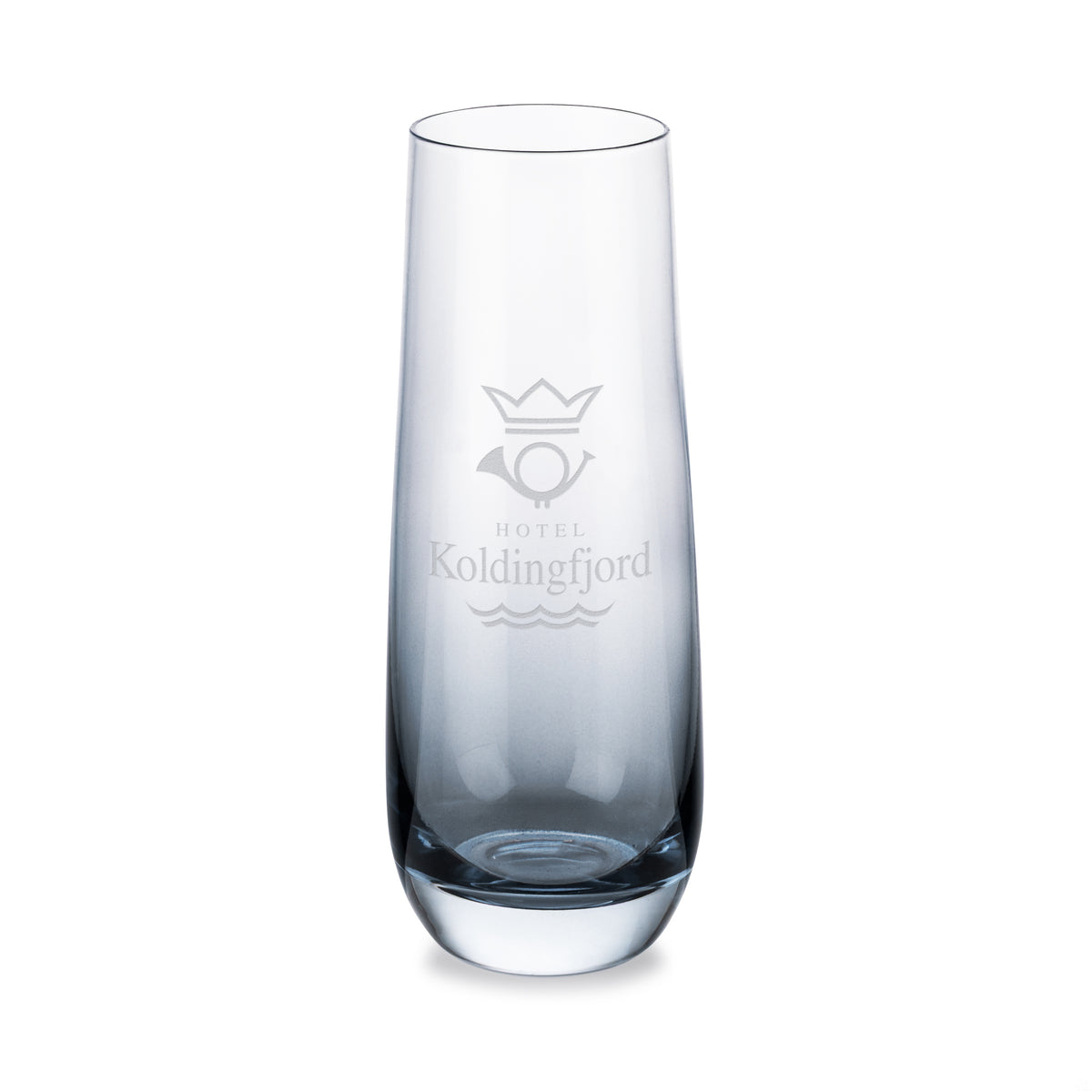 Custom Logo Soudan Stemless Flute Smoke - Deep Etch