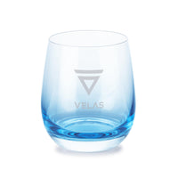 Custom Logo Soudan Stemless Wine Blue - Deep Etch