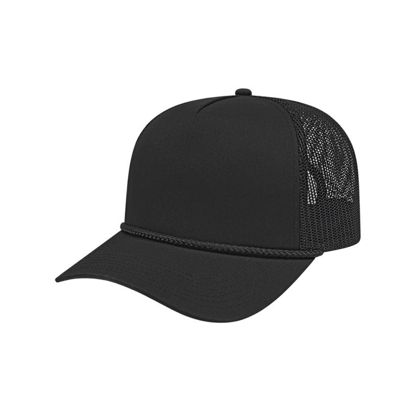 Custom Logo Special Rope Trucker Mesh Back Cap