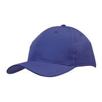 Custom Logo Sports Ripstop Twill with Triangle Perforations Hat