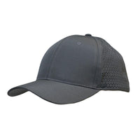 Custom Logo Sports Ripstop Twill with Triangle Perforations Hat