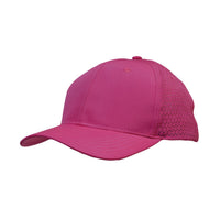 Custom Logo Sports Ripstop Twill with Triangle Perforations Hat
