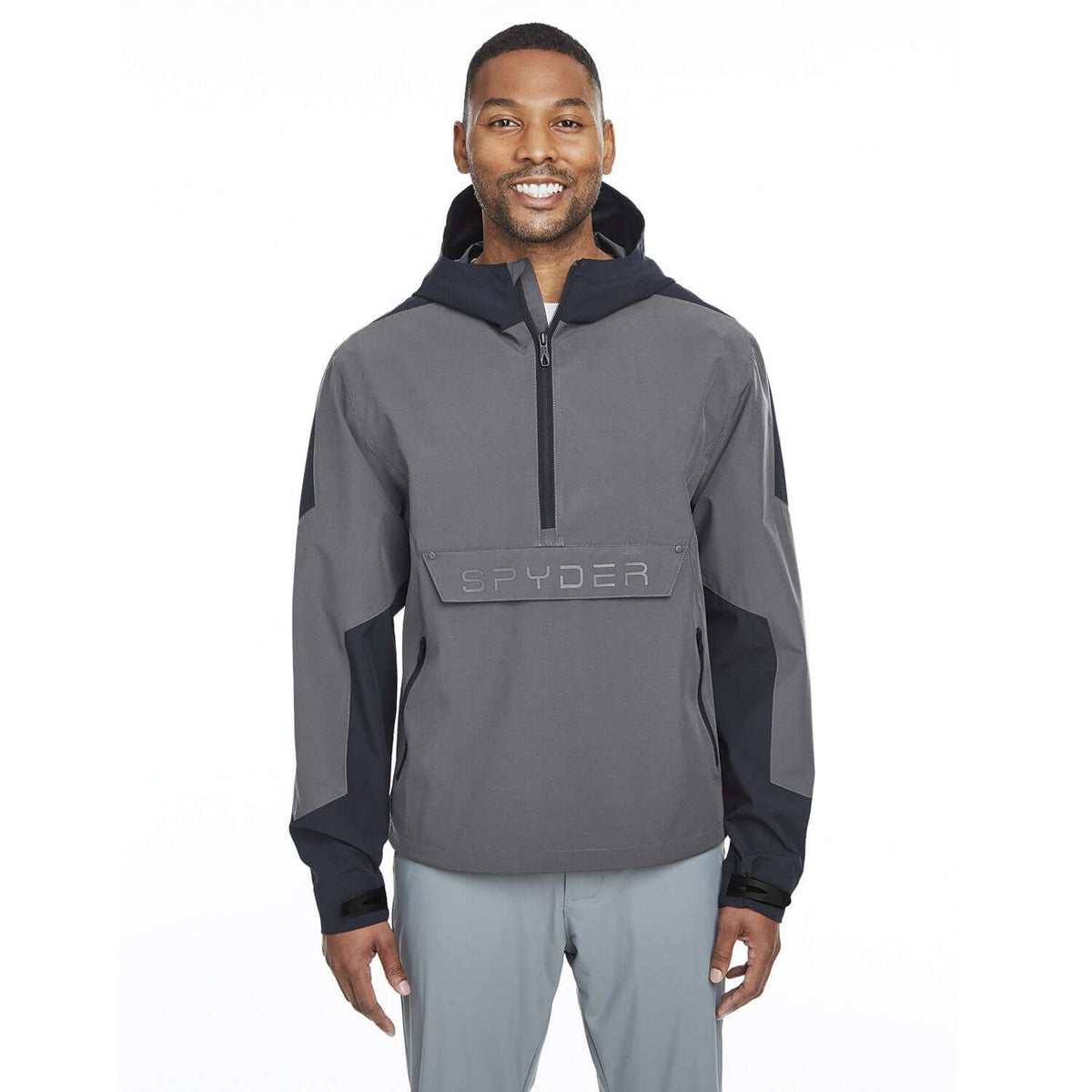 Custom Logo Spyder Patrol Anorak Jacket - Mens