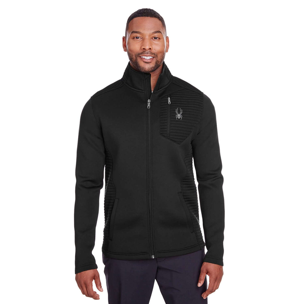Custom Logo Spyder Venom Full-Zip Jacket - Mens