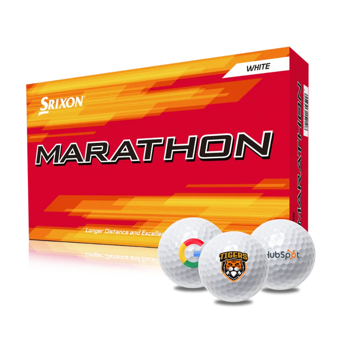 Custom Logo Srixon Marathon Golf Balls - 15 Balls Pack