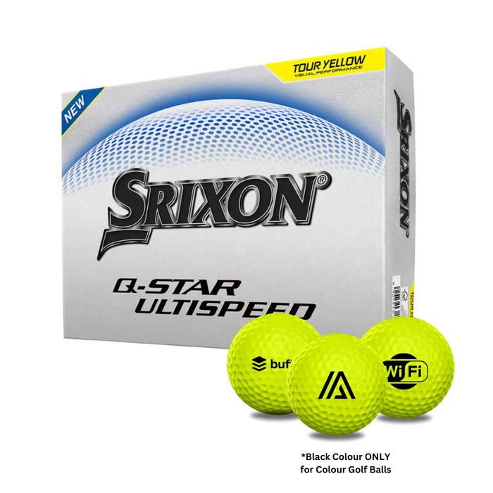 Custom Logo Srixon Q-Star UltiSpeed Golf Balls