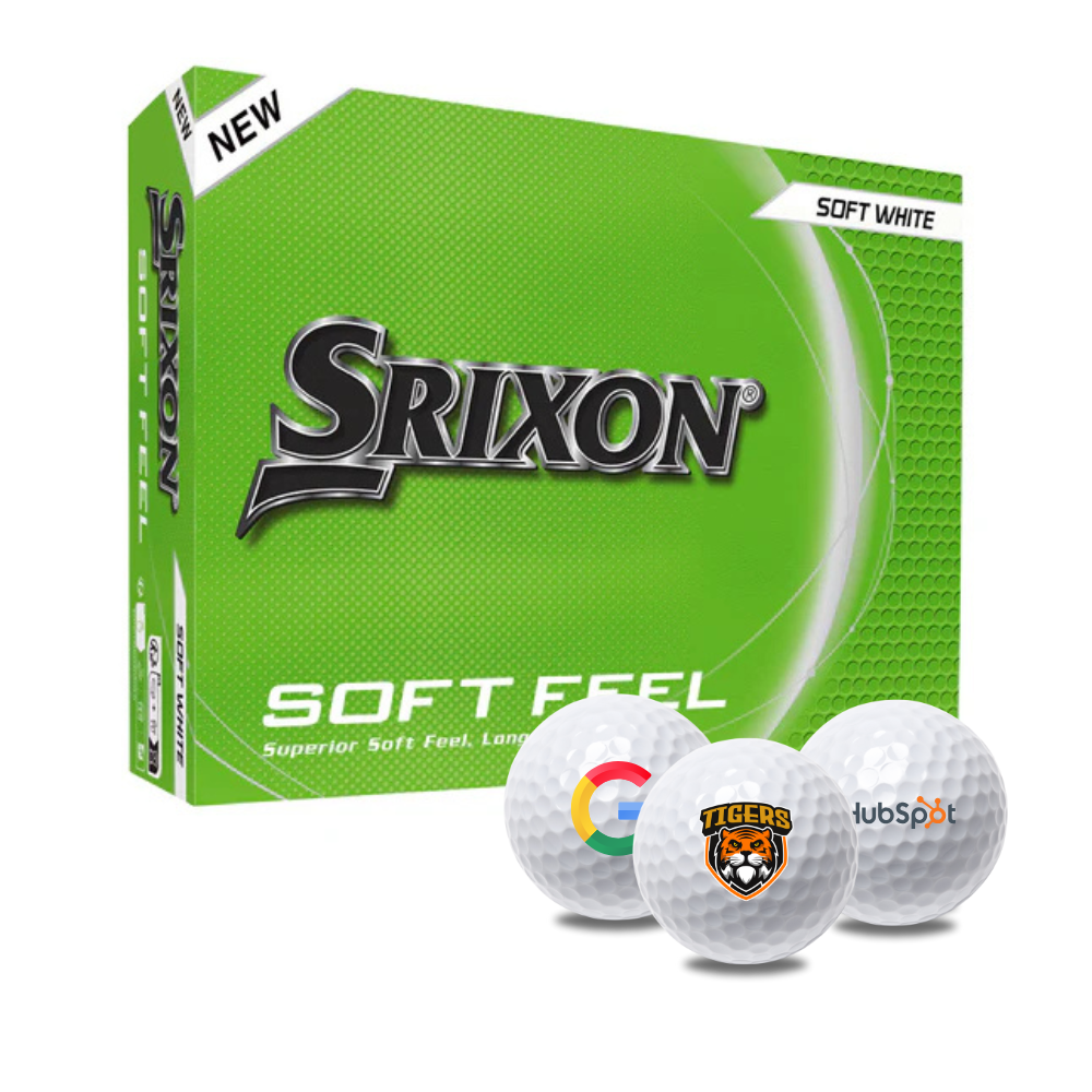 Custom Logo Srixon Soft Feel Golf Balls - 2025