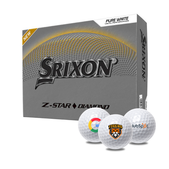 Custom Logo Srixon Z-Star Diamond Golf Balls