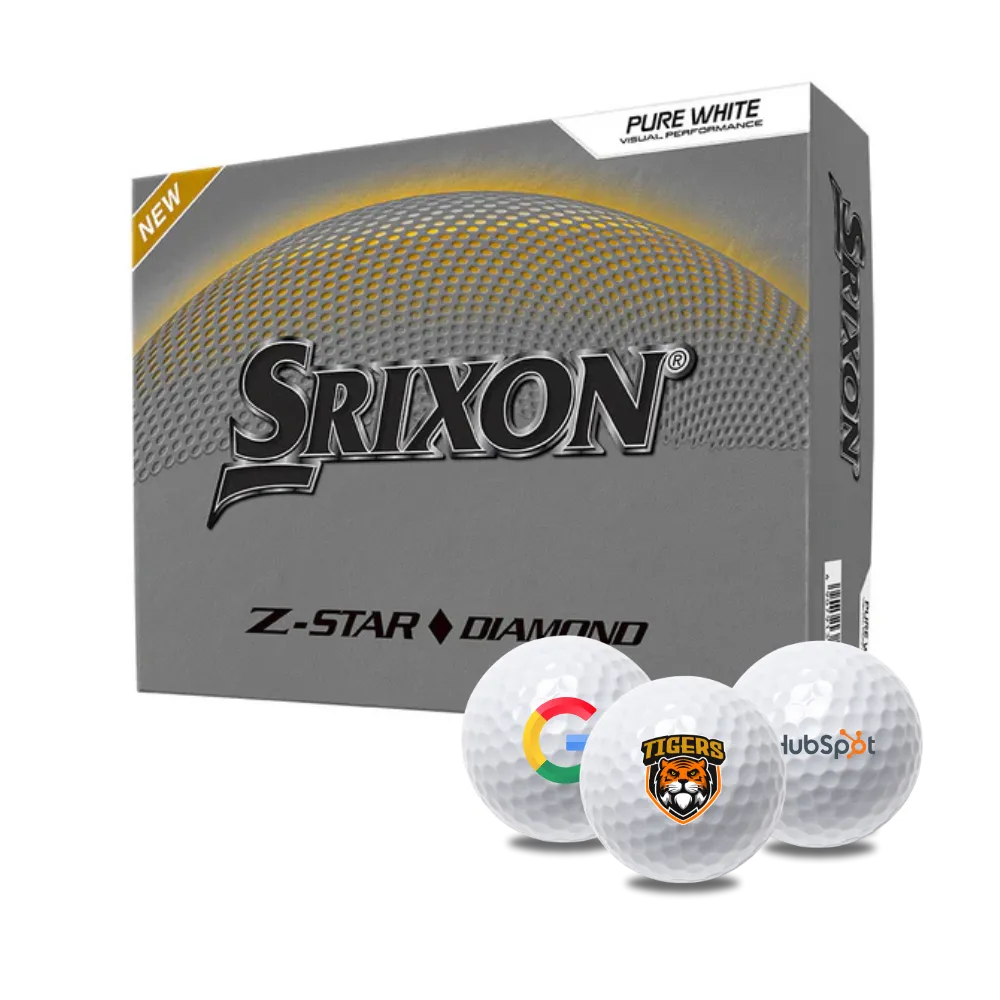 Custom Logo Srixon Z-Star Diamond Golf Balls