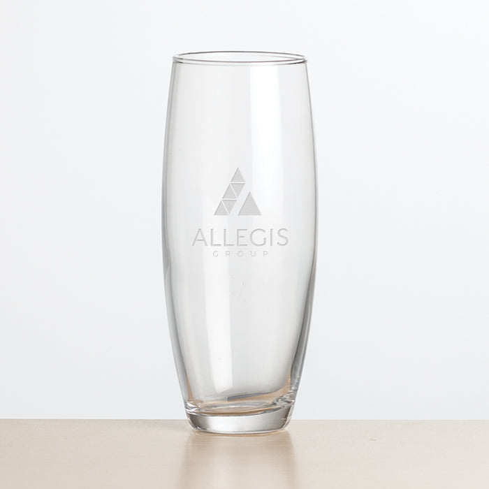 Custom Logo Stanford Stemless Flute - 9oz - Deep Etch