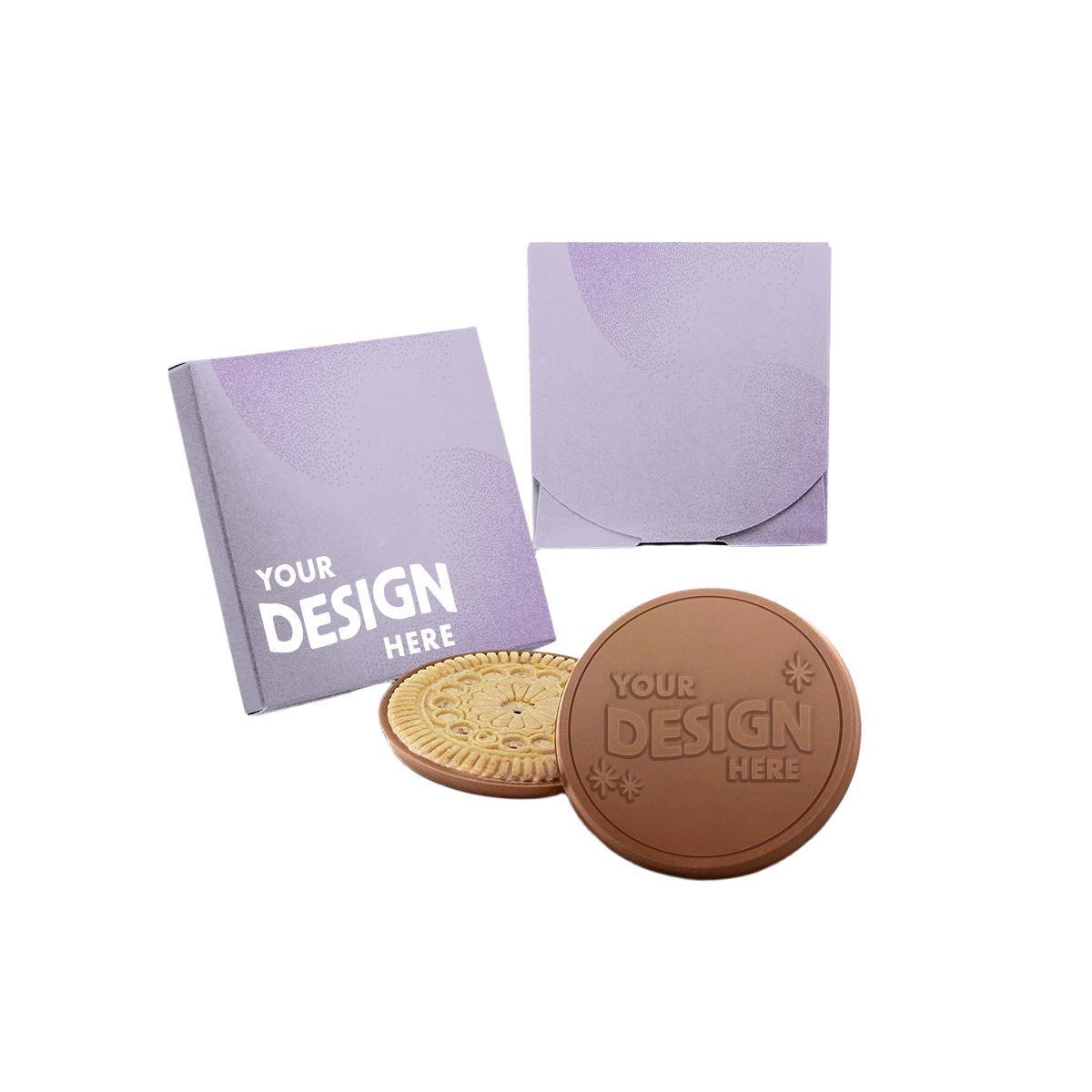 Custom Logo Statement Cookie Box with Large 3.2″ Cookie – Single