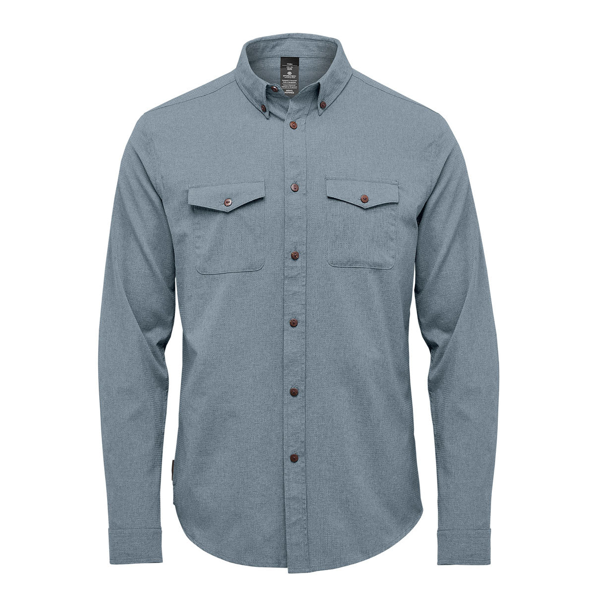 Custom Logo Stormtech Men's Azores Quick Dry L/S Shirt