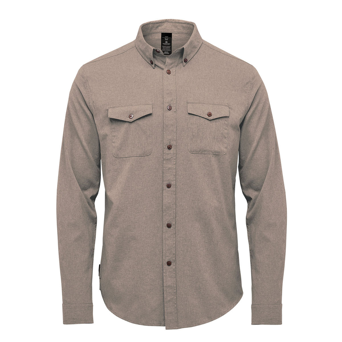 Custom Logo Stormtech Men's Azores Quick Dry L/S Shirt