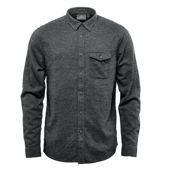Custom Logo Stormtech Men's Dockyard Long Sleeve Twill Shirt
