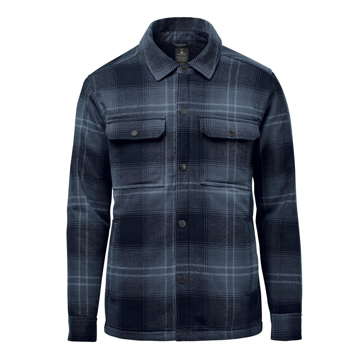 Custom Logo Stormtech Men's Highland Sherpa Lined Plaid Jacket