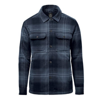 Custom Logo Stormtech Men's Highland Sherpa Lined Plaid Jacket