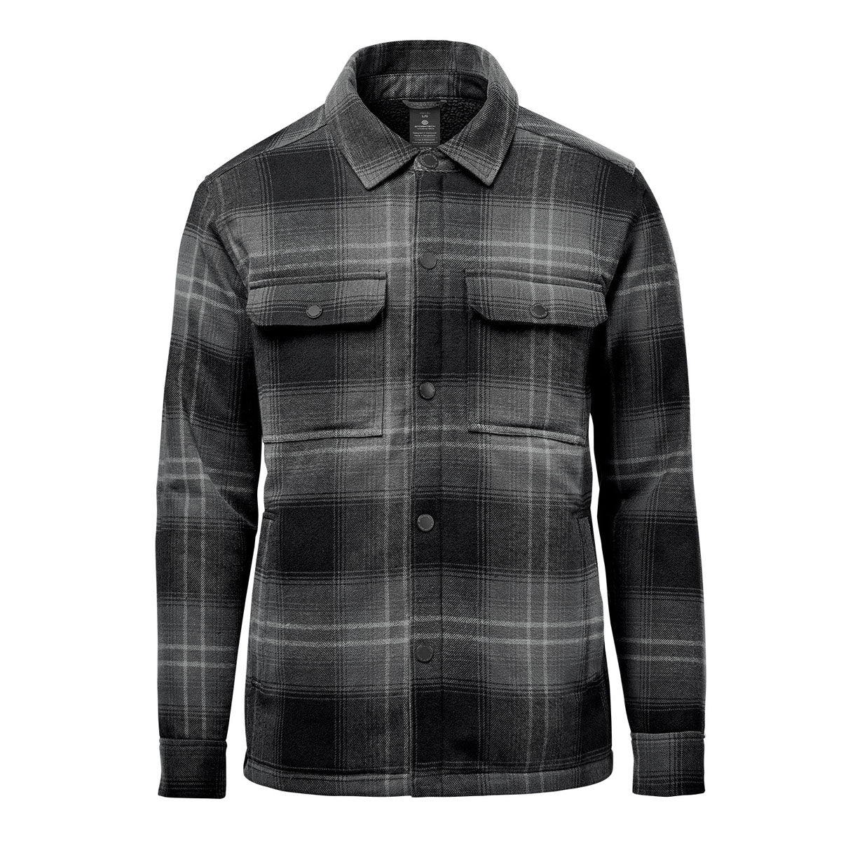 Custom Logo Stormtech Men's Highland Sherpa Lined Plaid Jacket