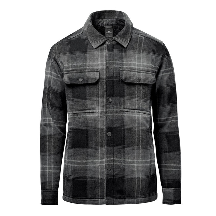 Custom Logo Stormtech Men's Highland Sherpa Lined Plaid Jacket