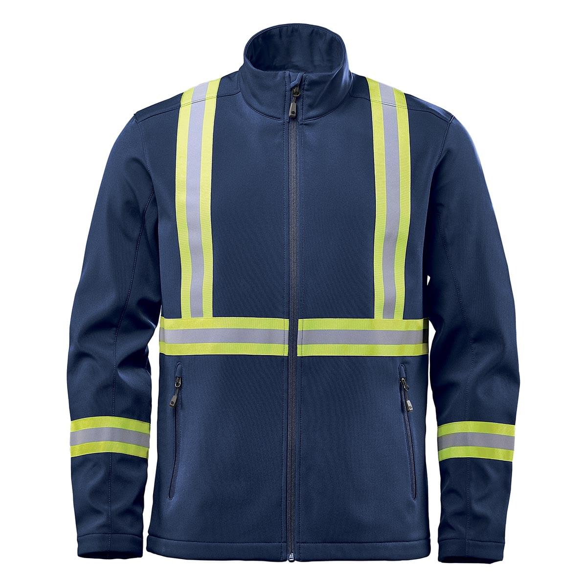 Custom Logo Stormtech Men's Orbiter Reflective Softshell Jacket