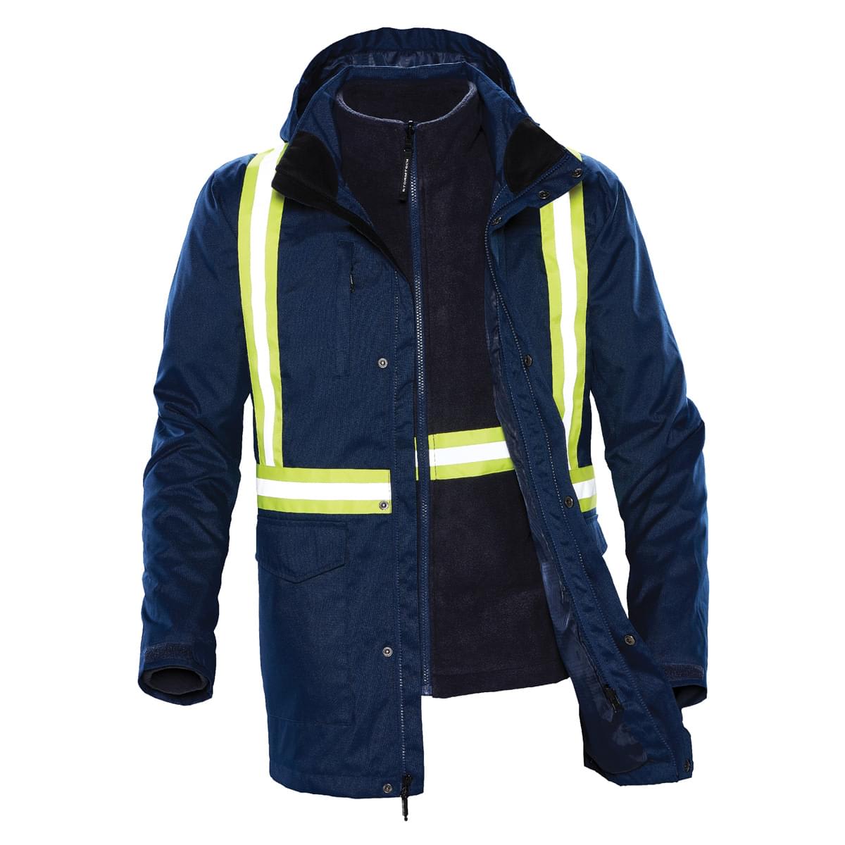 Custom Logo Stormtech Men's Vortex HD 3-in-1 Reflective Parka