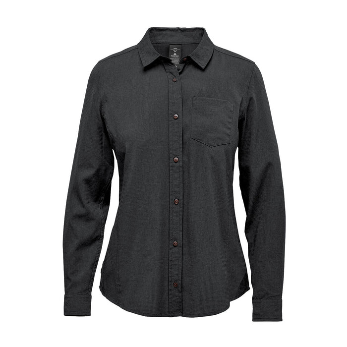 Custom Logo Stormtech Women's Azores Quick Dry L/S Shirt