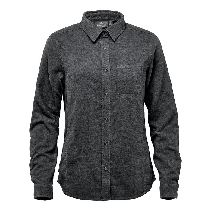Custom Logo Stormtech Women's Dockyard Long Sleeve Twill Shirt