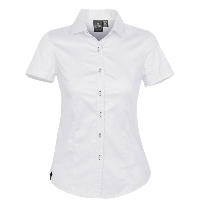 Custom Logo Stormtech Women's Harbour Short Sleeve Shirt