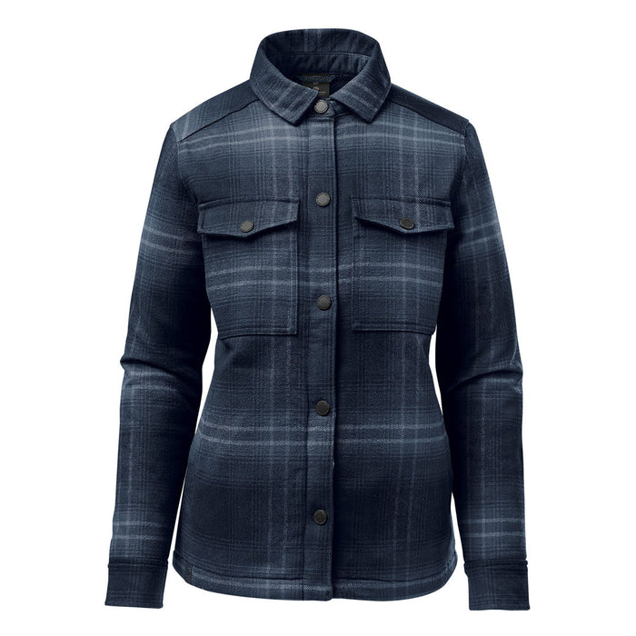 Custom Logo Stormtech Women's Highland Sherpa Lined Plaid Jacket