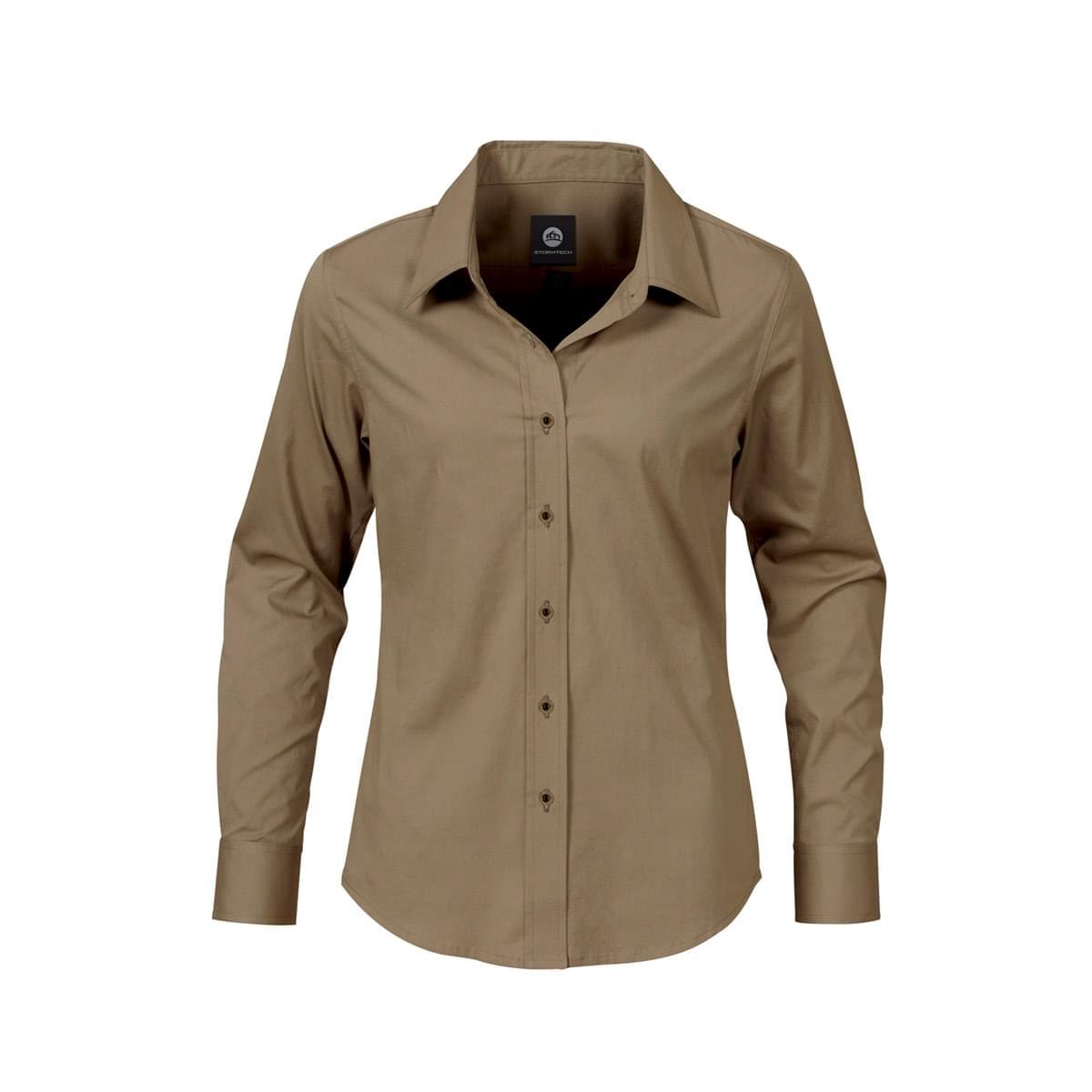 Custom Logo Stormtech Women's Slim Fit Button Shirt