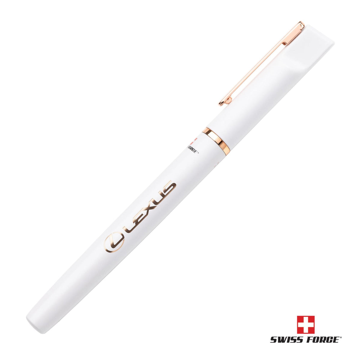 Custom Logo Swiss Force® Artois Rollerball Metal Pen