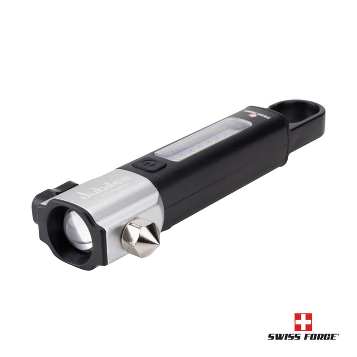 Custom Logo Swiss Force® Shulman Emergency Rechargeable Multi-Tool w/Flashlight