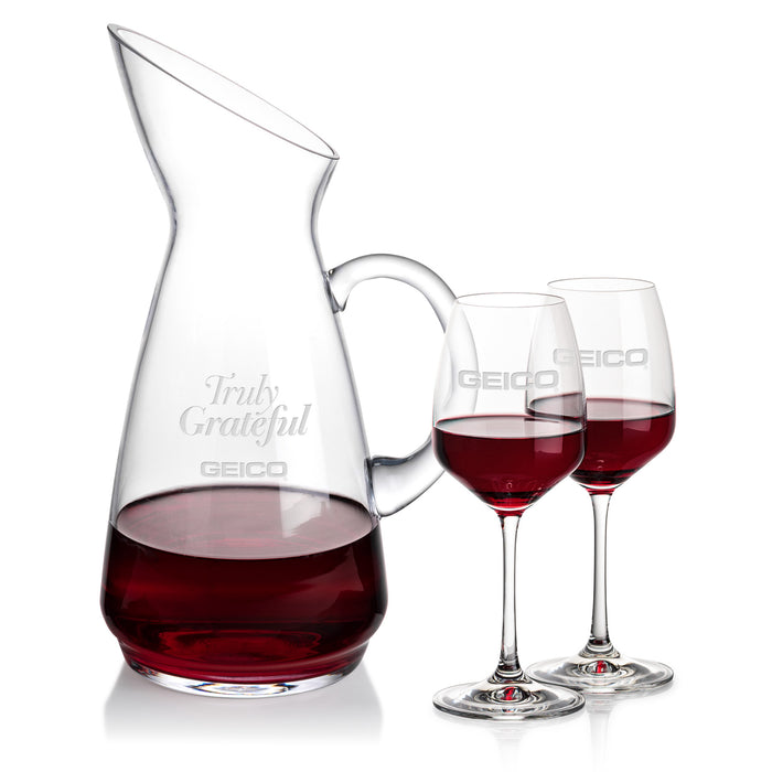 Custom Logo Taroni Carafe & Oldham Wine