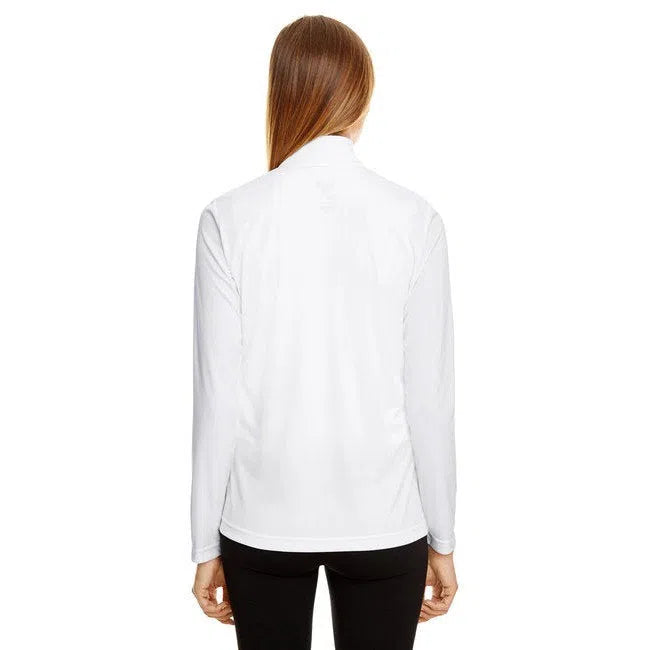 Custom Logo Team 365 Ladies' Zone Performance Quarter-Zip