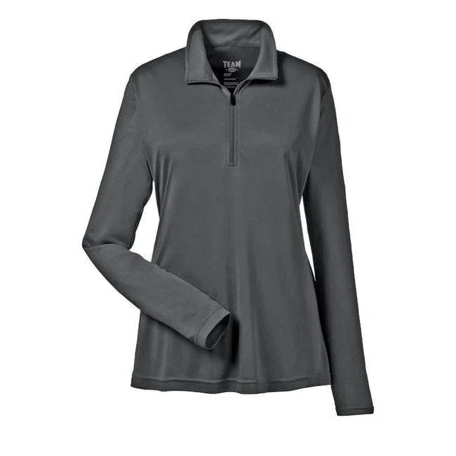 Custom Logo Team 365 Ladies' Zone Performance Quarter-Zip