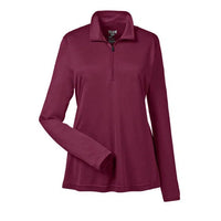 Custom Logo Team 365 Ladies' Zone Performance Quarter-Zip