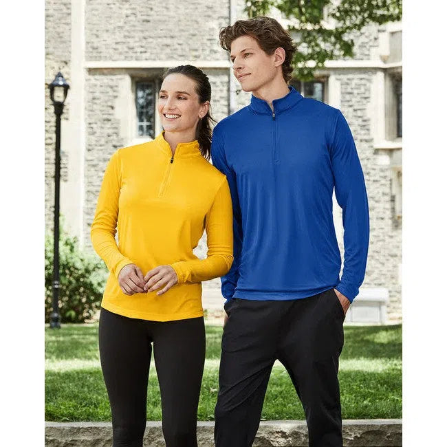 Custom Logo Team 365 Men's Zone Performance Quarter-Zip