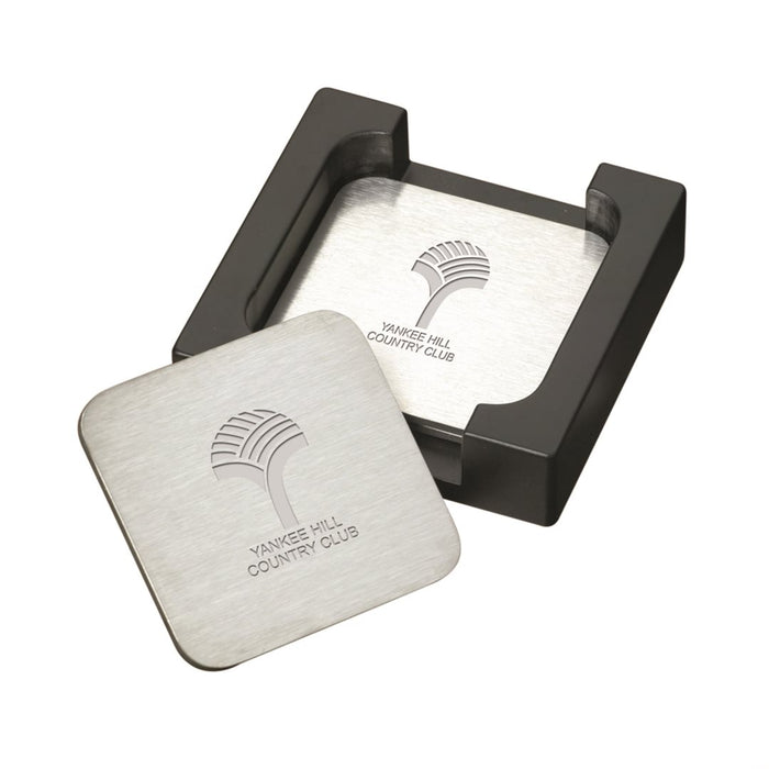 Custom Logo Throw Coaster Set - 6pc