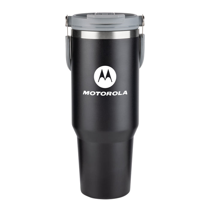 Custom Logo Tirian SS Tumbler w/Carrying Handle - 40oz