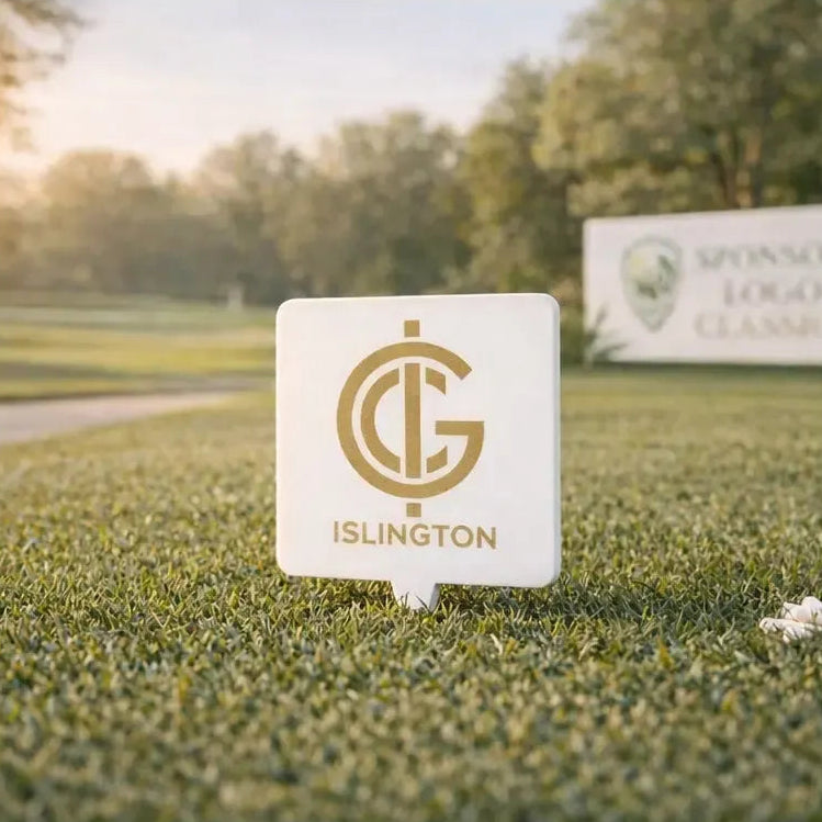 Custom Logo Tournament Tee Box Markers